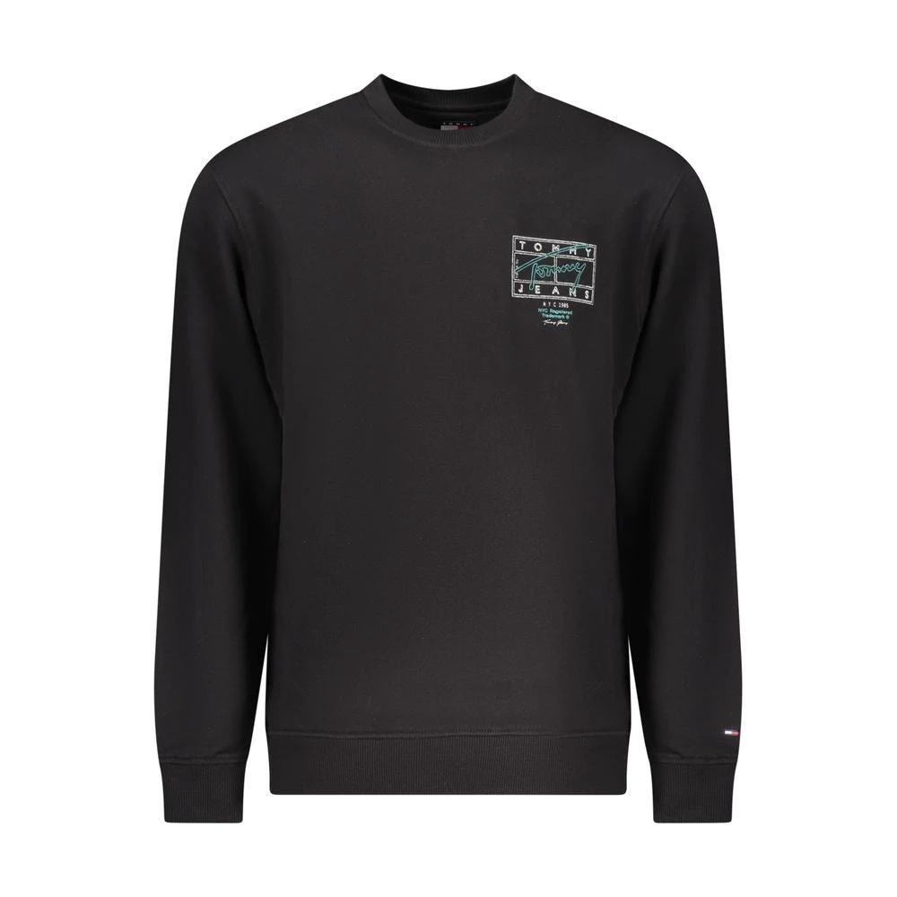 Tommy Hilfiger Schwarzer Baumwoll-Herren-Sweatshirt by Tommy Hilfiger