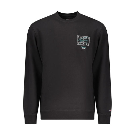 Tommy Hilfiger Schwarzer Baumwoll-Herren-Sweatshirt by Tommy Hilfiger