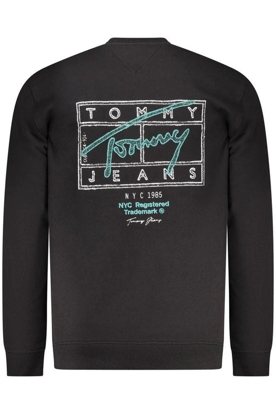 Tommy Hilfiger Schwarzer Baumwoll-Herren-Sweatshirt by Tommy Hilfiger