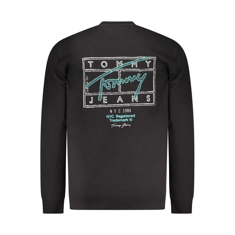Tommy Hilfiger Schwarzer Baumwoll-Herren-Sweatshirt by Tommy Hilfiger