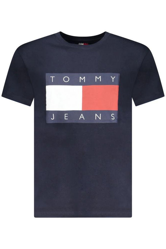 Tommy Hilfiger Blaues Baumwoll-T-Shirt für Herren by Tommy Hilfiger
