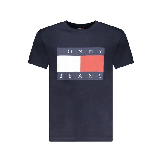Tommy Hilfiger Blaues Baumwoll-T-Shirt für Herren by Tommy Hilfiger