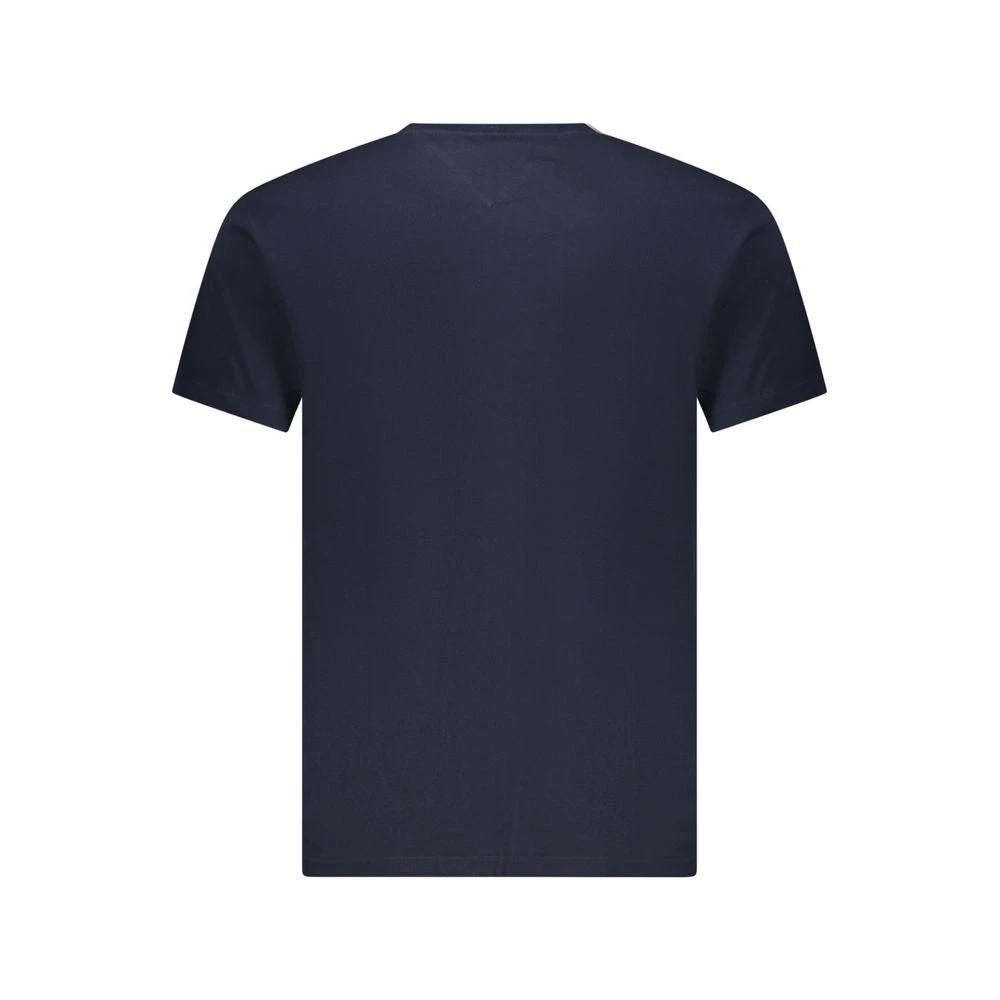 Tommy Hilfiger Blaues Baumwoll-T-Shirt für Herren by Tommy Hilfiger