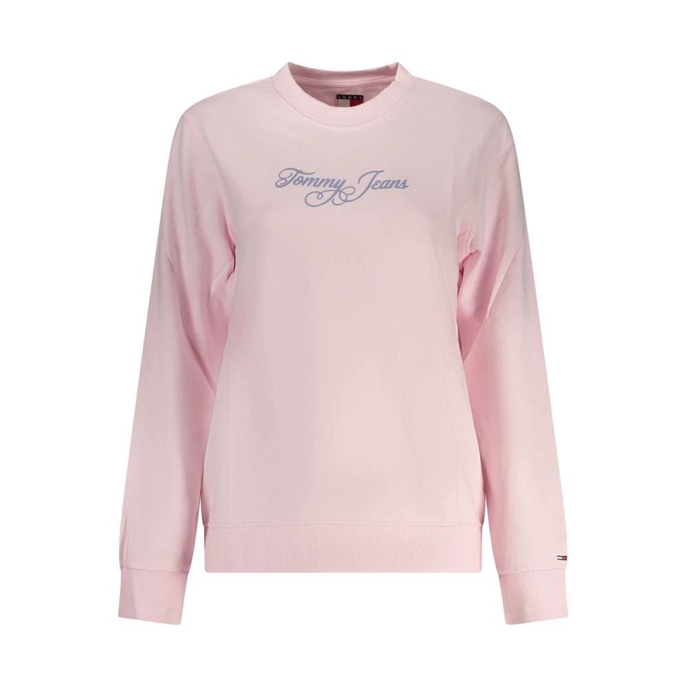 Tommy Hilfiger Rosa Baumwoll-Sweatshirt für Damen by Tommy Hilfiger