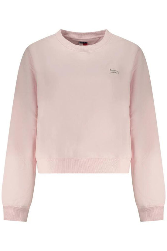Tommy Hilfiger Damen-Sweatshirt aus rosa Baumwolle by Tommy Hilfiger