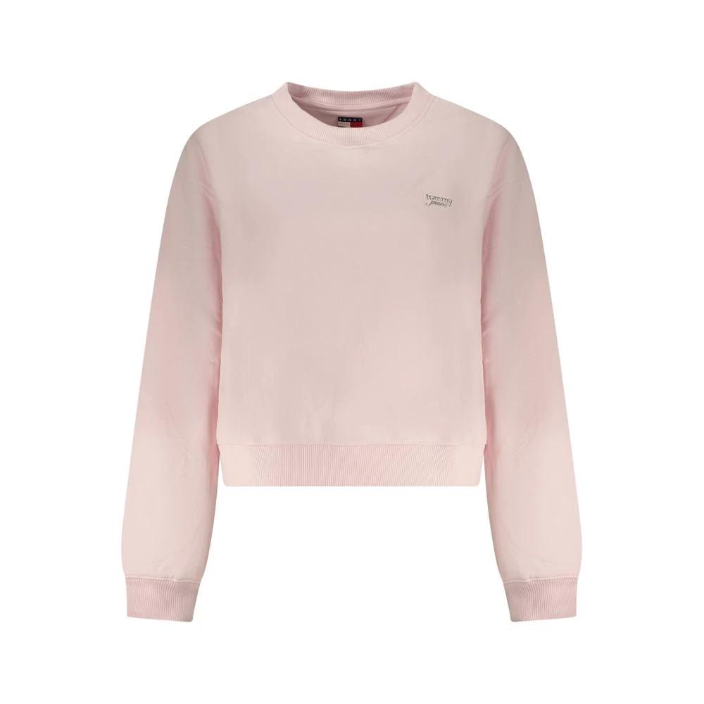 Tommy Hilfiger Damen-Sweatshirt aus rosa Baumwolle by Tommy Hilfiger