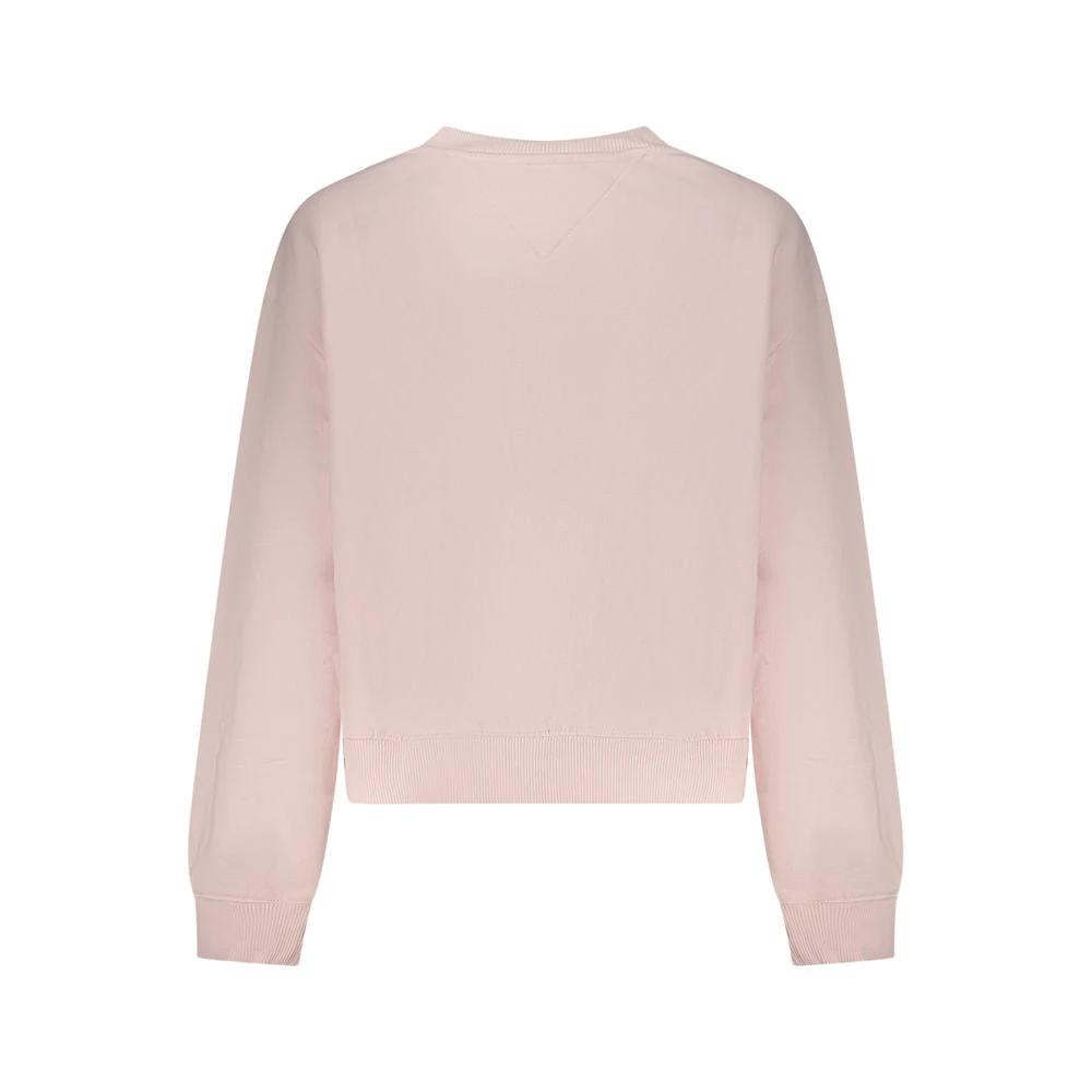 Tommy Hilfiger Damen-Sweatshirt aus rosa Baumwolle by Tommy Hilfiger