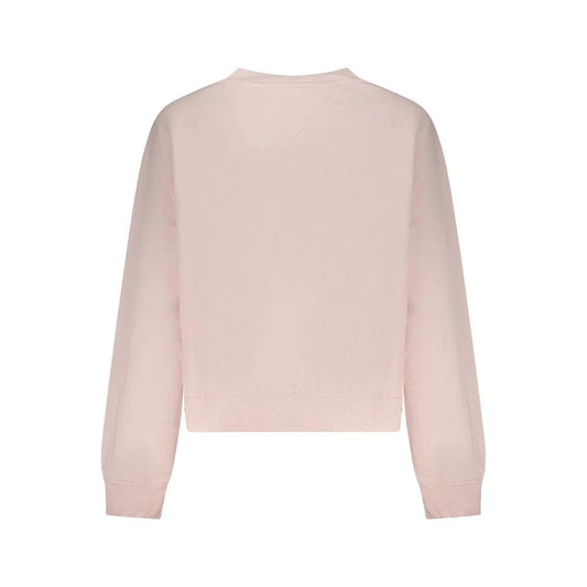 Tommy Hilfiger Damen-Sweatshirt aus rosa Baumwolle by Tommy Hilfiger
