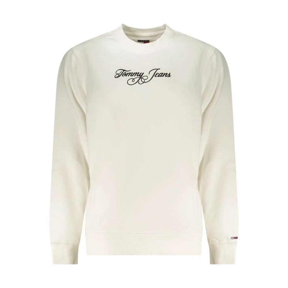 Tommy Hilfiger Weißes Baumwoll-Sweatshirt für Damen by Tommy Hilfiger