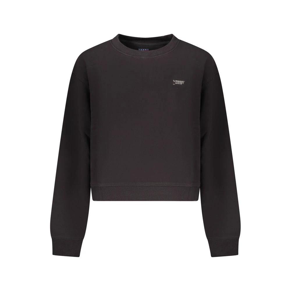 Tommy Hilfiger Schwarzer Baumwoll-Sweatshirt für Damen by Tommy Hilfiger