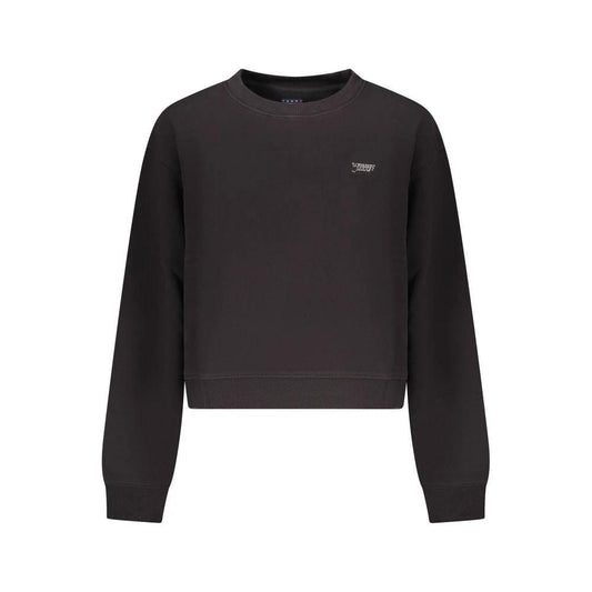 Tommy Hilfiger Schwarzer Baumwoll-Sweatshirt für Damen by Tommy Hilfiger