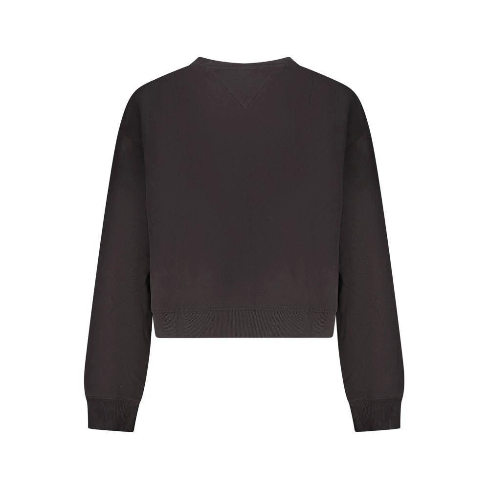 Tommy Hilfiger Schwarzer Baumwoll-Sweatshirt für Damen by Tommy Hilfiger