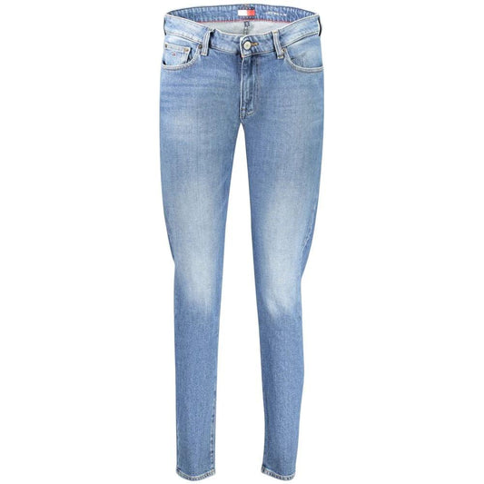Tommy Hilfiger Blaue Baumwoll-Jeans für Damen, schmal geschnitten by Tommy Hilfiger