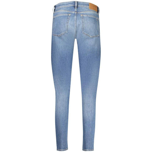 Tommy Hilfiger Blaue Baumwoll-Jeans für Damen, schmal geschnitten by Tommy Hilfiger