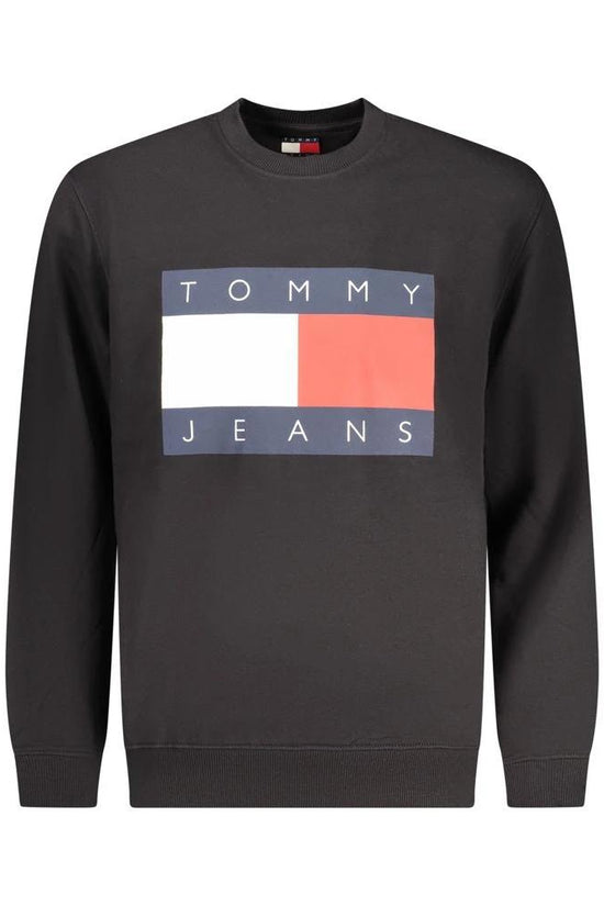 Tommy Hilfiger Schwarzer Baumwoll-Herren-Sweatshirt by Tommy Hilfiger