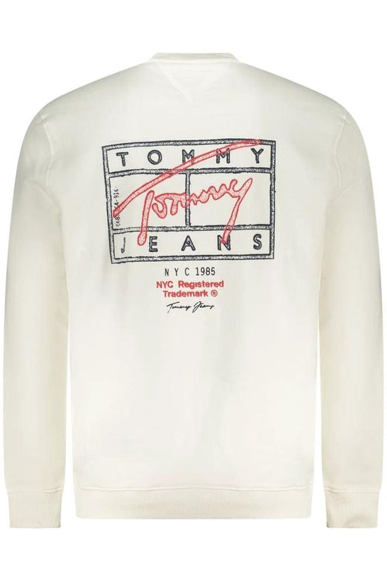 Tommy Hilfiger Weißes Baumwoll-Sweatshirt für Herren by Tommy Hilfiger