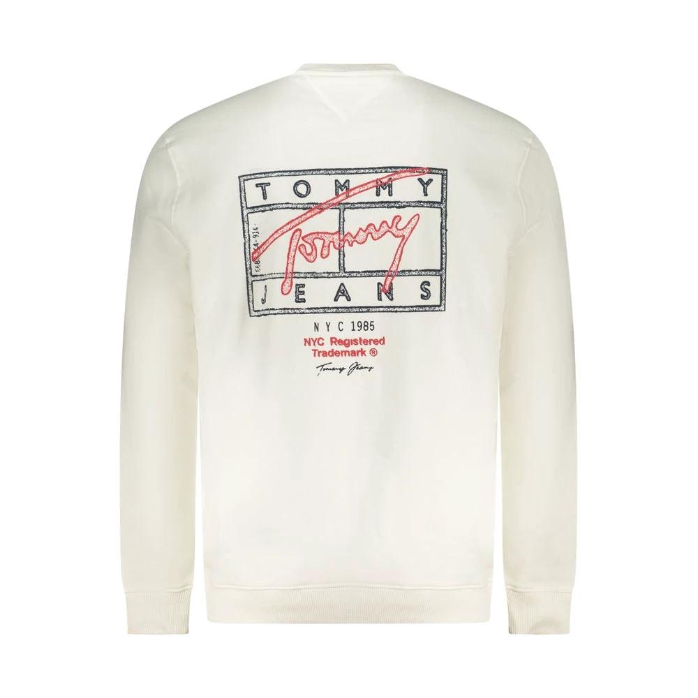 Tommy Hilfiger Weißes Baumwoll-Sweatshirt für Herren by Tommy Hilfiger