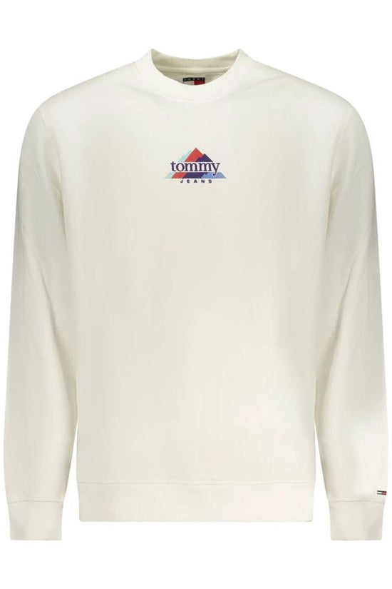 Tommy Hilfiger Weißes Herren-Sweatshirt aus Baumwolle by Tommy Hilfiger