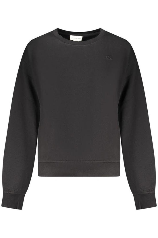 Calvin Klein Schwarzer Baumwoll-Damen-Sweatshirt by Calvin Klein