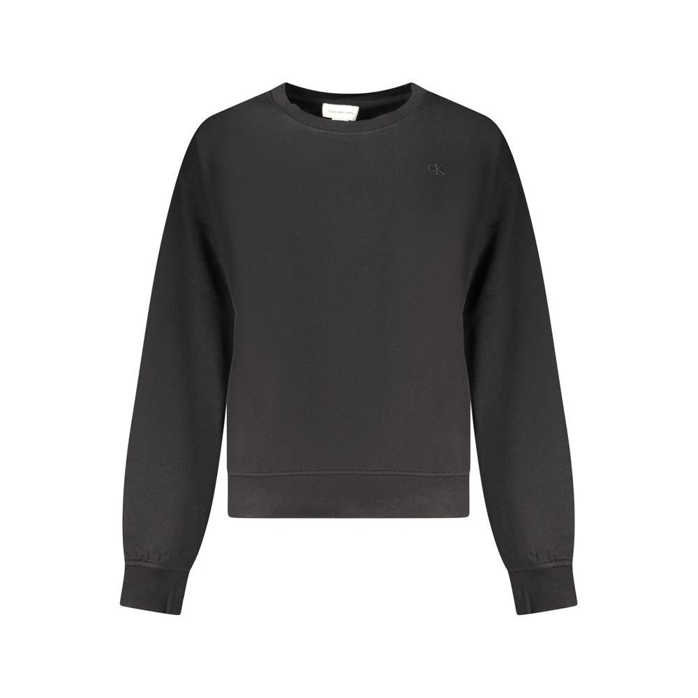 Calvin Klein Schwarzer Baumwoll-Damen-Sweatshirt by Calvin Klein