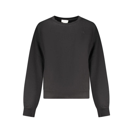 Calvin Klein Schwarzer Baumwoll-Damen-Sweatshirt by Calvin Klein