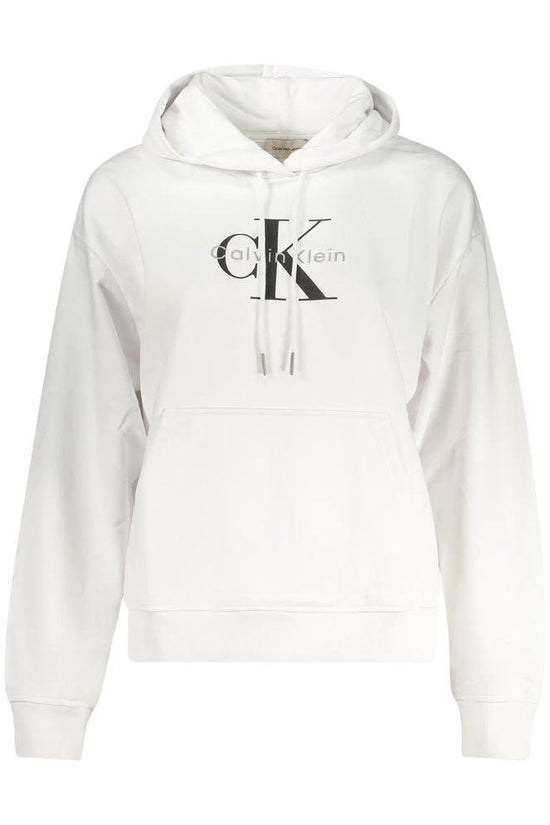 Calvin Klein Bianco Baumwoll-Sweatshirt für Damen by Calvin Klein