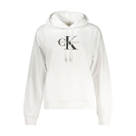 Calvin Klein Bianco Baumwoll-Sweatshirt für Damen by Calvin Klein