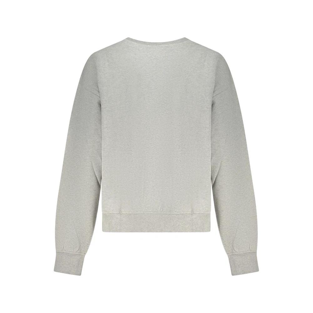 Calvin Klein Grigio Baumwoll-Sweatshirt für Damen by Calvin Klein