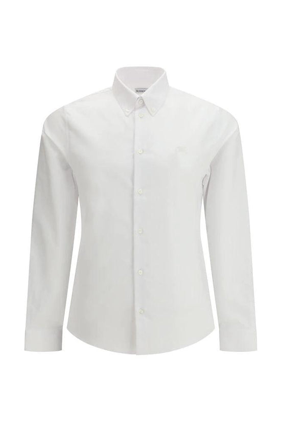 Burberry Weißes Baumwollhemd by Burberry