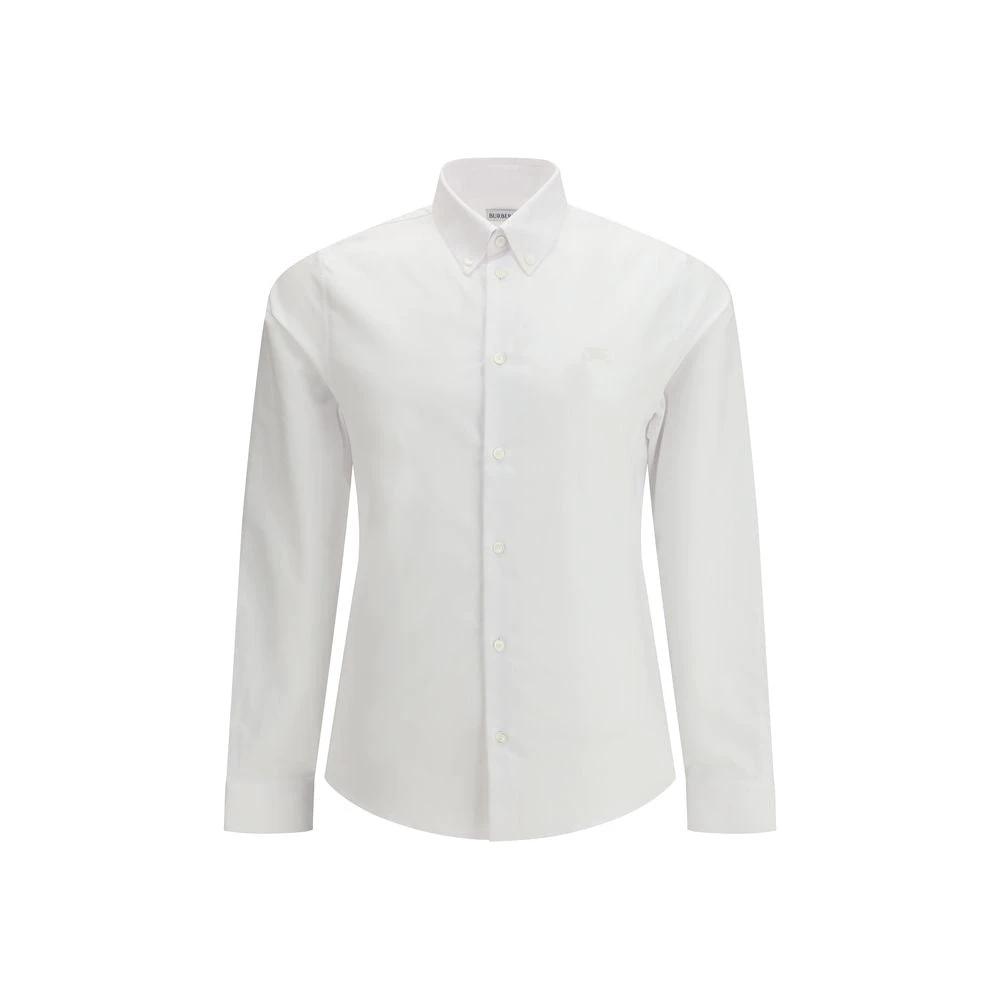 Burberry Weißes Baumwollhemd by Burberry