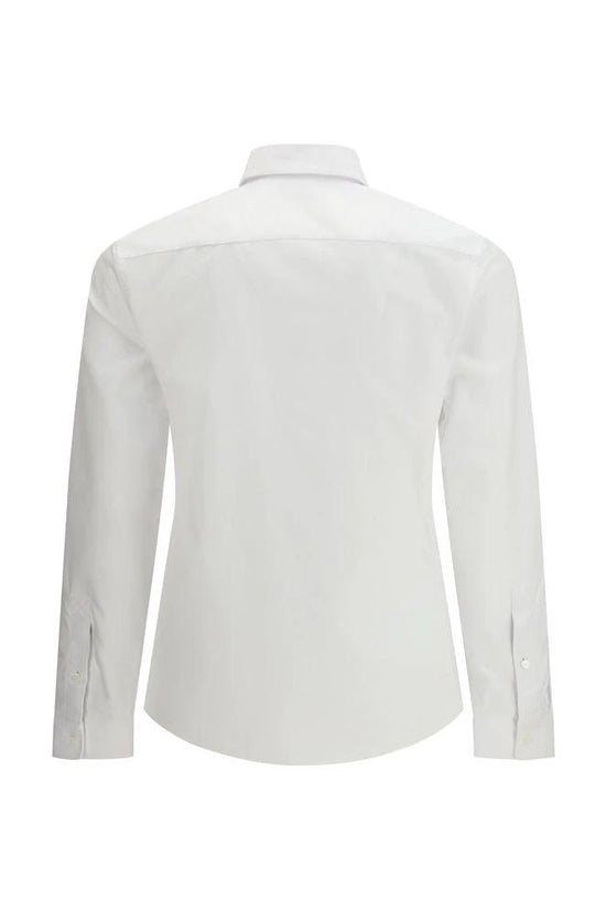 Burberry Weißes Baumwollhemd by Burberry