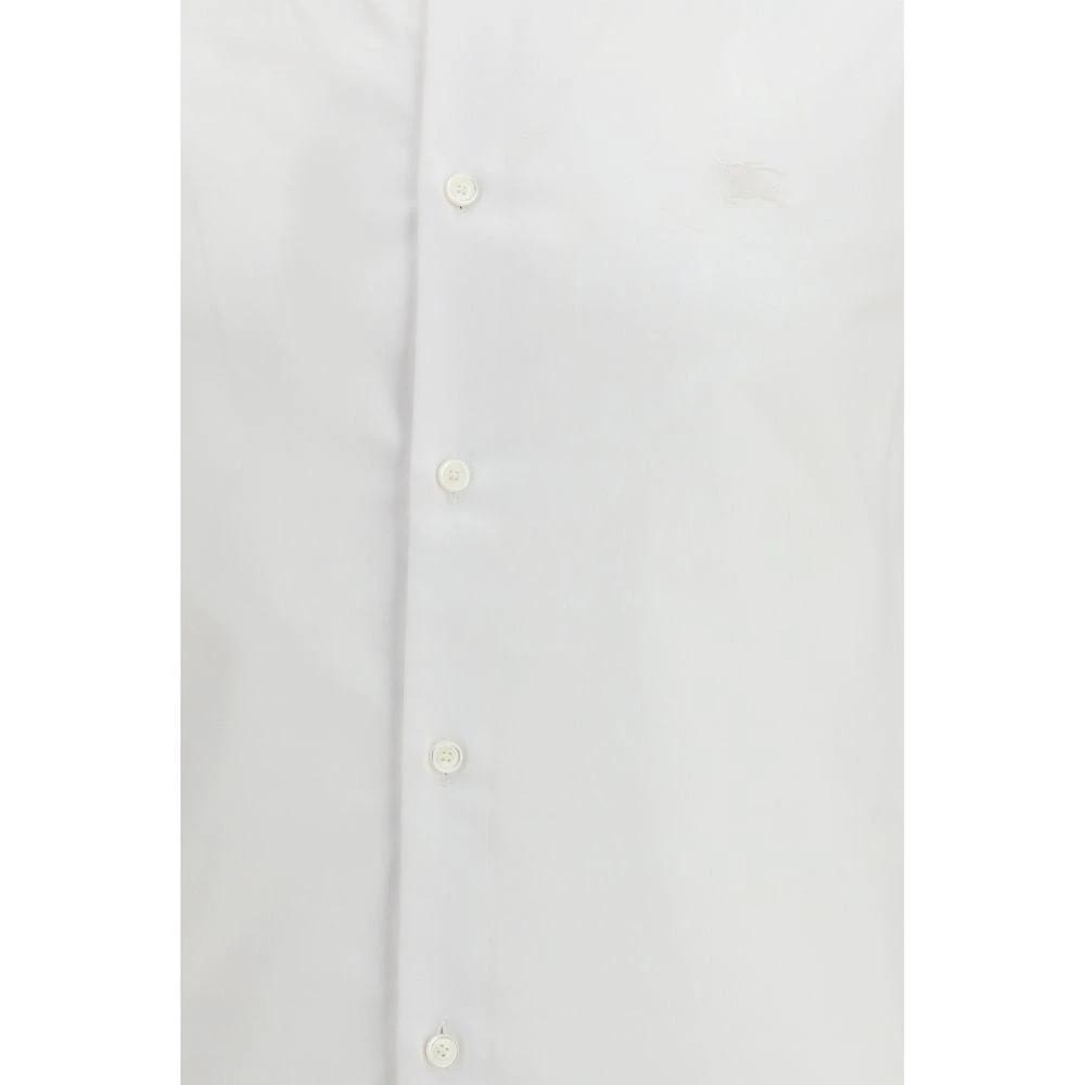 Burberry Weißes Baumwollhemd by Burberry