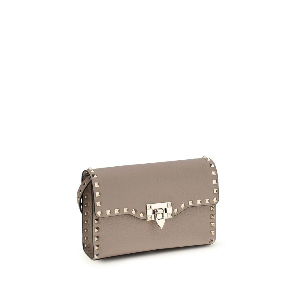 Valentino Garavani Multicolor Calf Leather Bos Taurus Schultertasche by Valentino Garavani