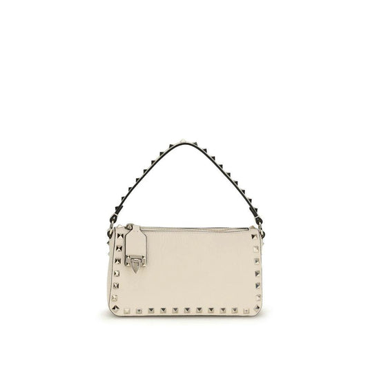 Valentino Garavani Schultertasche aus beigem Kalbsleder Bos Taurus by Valentino Garavani