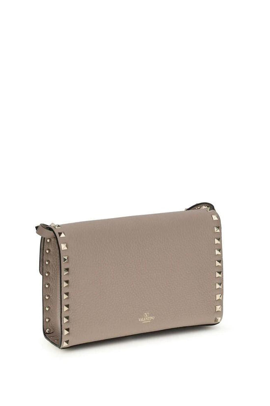 Valentino Garavani Multicolor Calf Leather Bos Taurus Schultertasche by Valentino Garavani