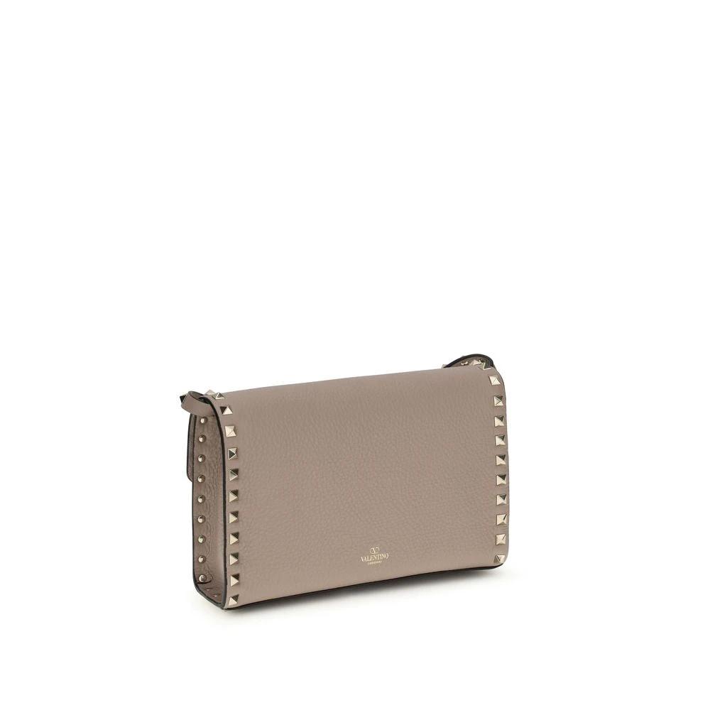 Valentino Garavani Multicolor Calf Leather Bos Taurus Schultertasche by Valentino Garavani