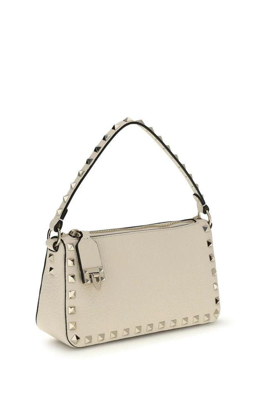Valentino Garavani Schultertasche aus beigem Kalbsleder Bos Taurus by Valentino Garavani