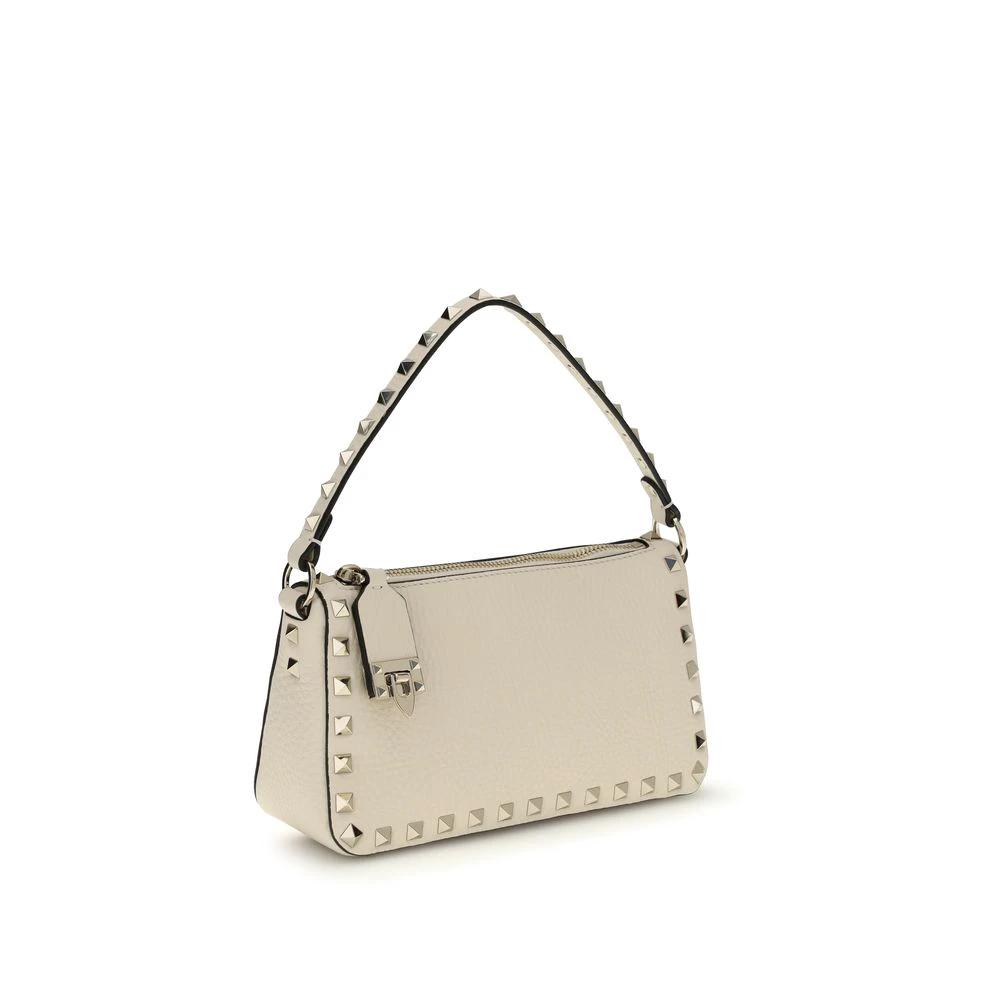 Valentino Garavani Schultertasche aus beigem Kalbsleder Bos Taurus by Valentino Garavani