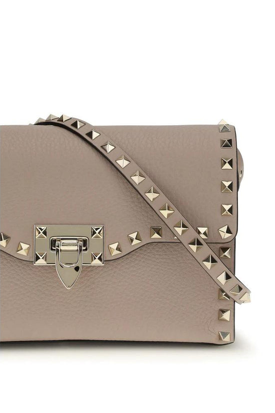 Valentino Garavani Multicolor Calf Leather Bos Taurus Schultertasche by Valentino Garavani