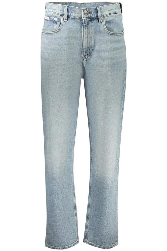 Calvin Klein Azzurro Baumwoll-Jeans für Damen by Calvin Klein
