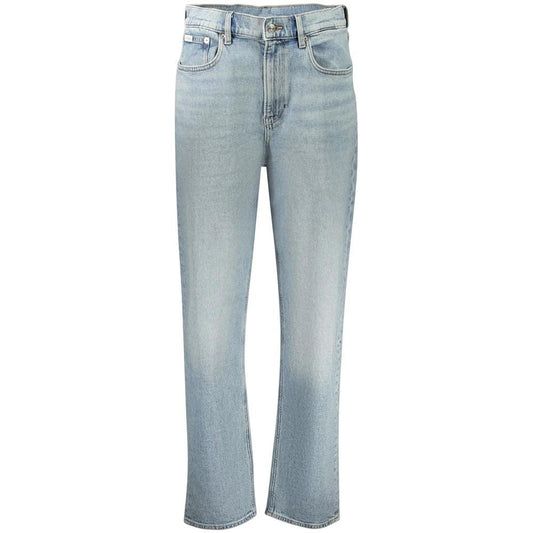 Calvin Klein Azzurro Baumwoll-Jeans für Damen by Calvin Klein