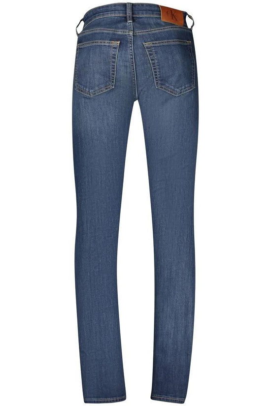 Calvin Klein Blu Cotton Herrenjeans by Calvin Klein