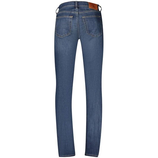 Calvin Klein Blu Cotton Herrenjeans by Calvin Klein