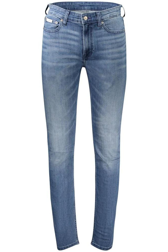 Calvin Klein Blu Cotton Herren Slim-Taper Jeans by Calvin Klein