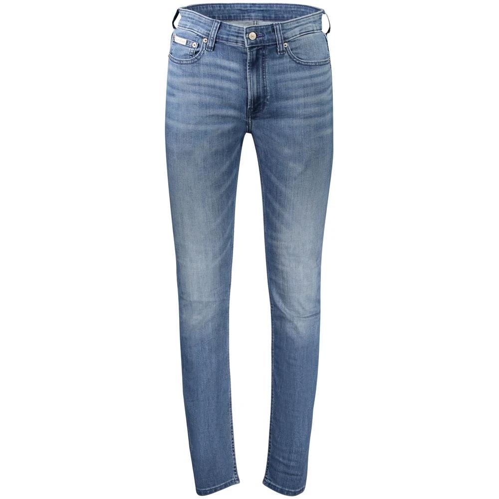 Calvin Klein Blu Cotton Herren Slim-Taper Jeans by Calvin Klein