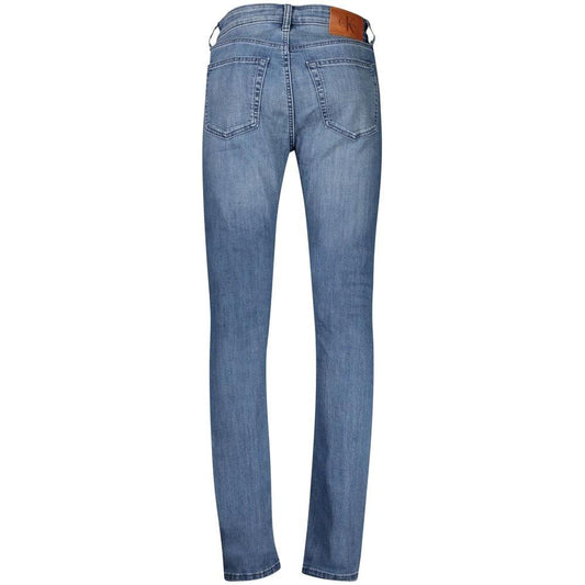 Calvin Klein Blu Cotton Herren Slim-Taper Jeans by Calvin Klein