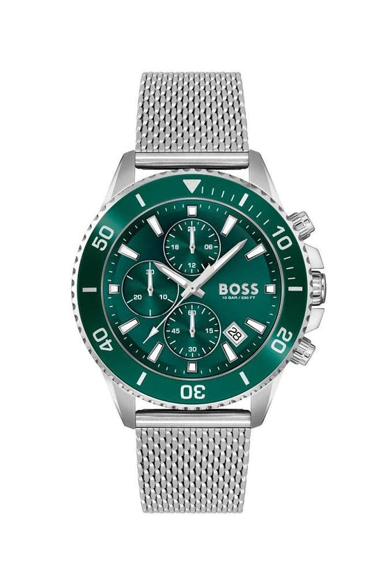 Hugo Boss Graue Edelstahl-Kleideruhr by Hugo Boss