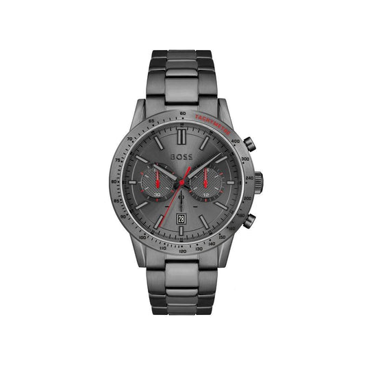 Hugo Boss Graue Edelstahl-Kleideruhr by Hugo Boss