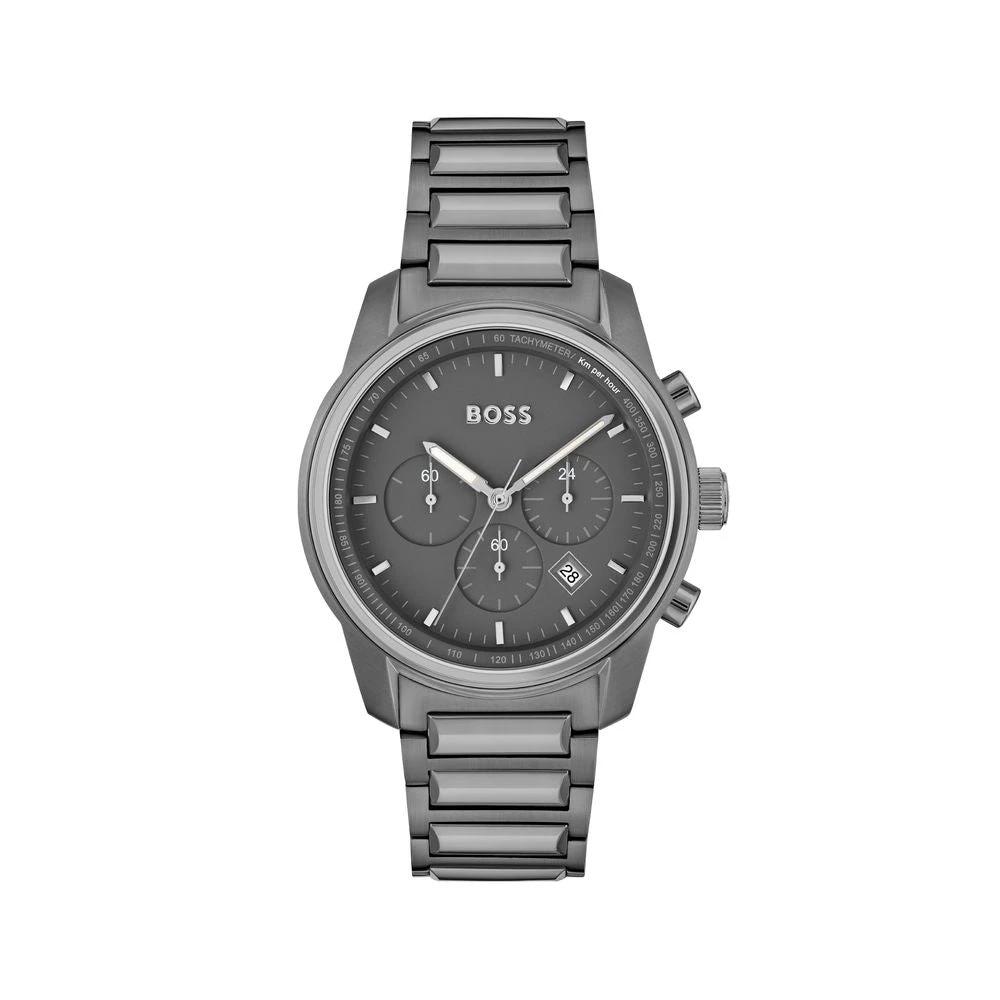 Hugo Boss Graue Edelstahl-Kleideruhr by Hugo Boss