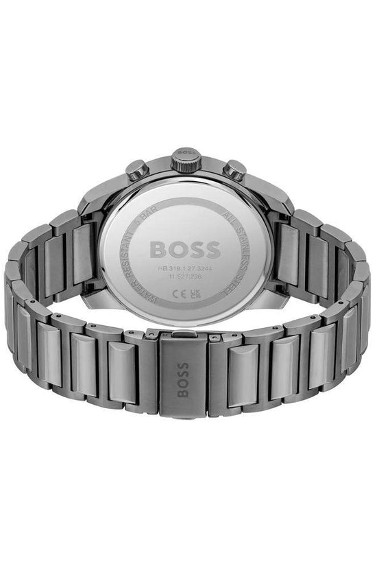 Hugo Boss Graue Edelstahl-Kleideruhr by Hugo Boss